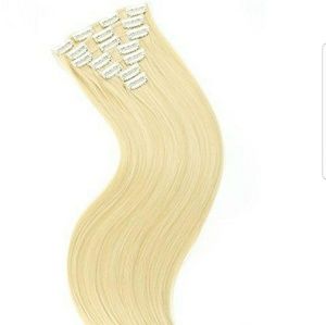 Clip in hair extensions